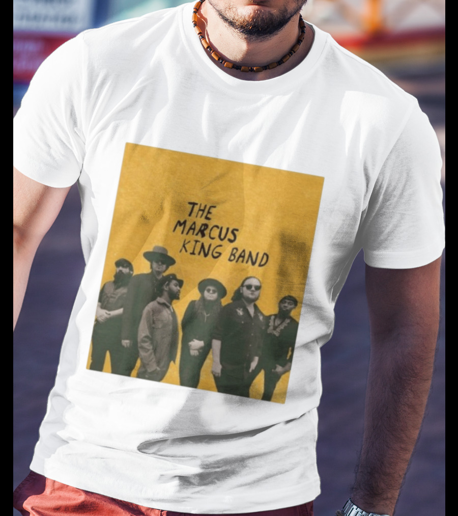 The Marcus King Band Vintage American Tour Group Photo T-Shirt