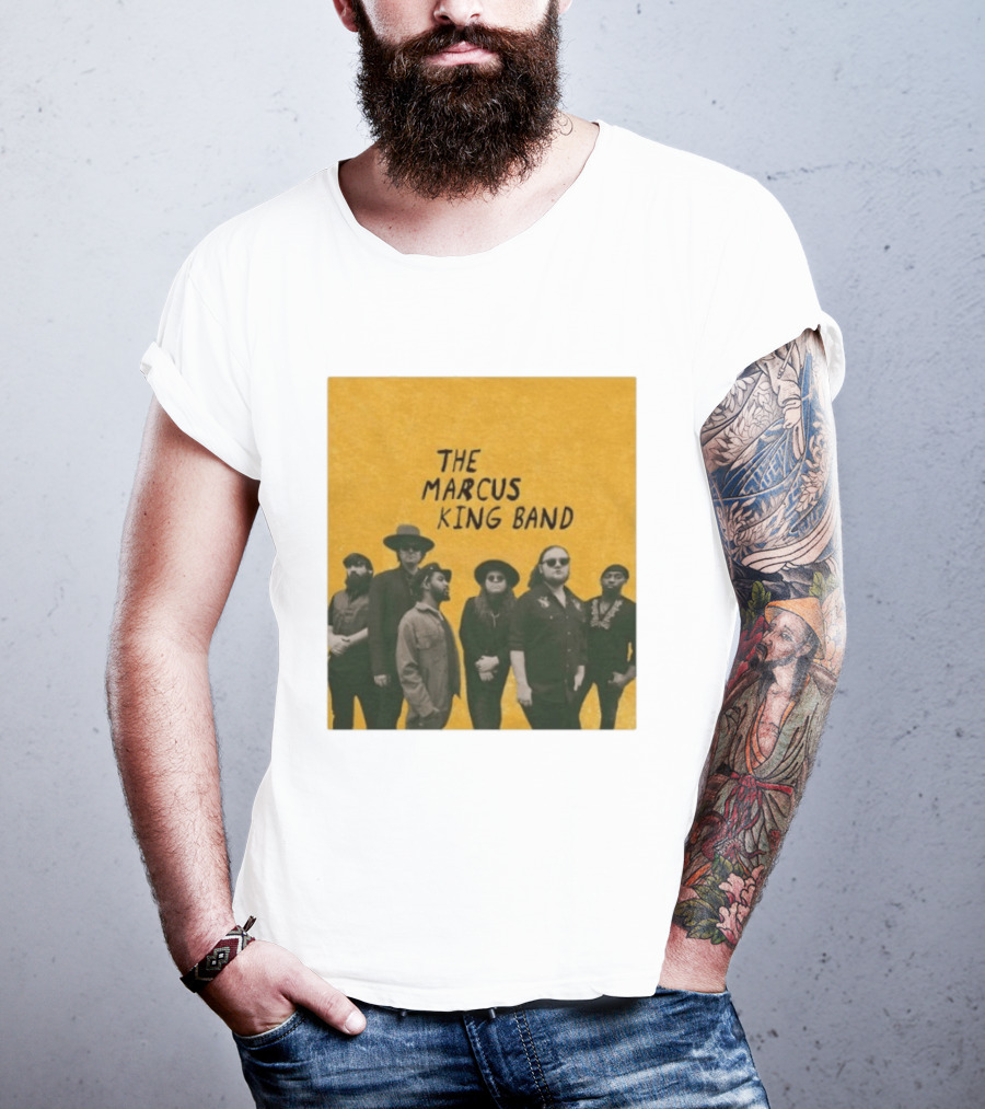 The Marcus King Band Vintage American Tour Group Photo T-Shirt