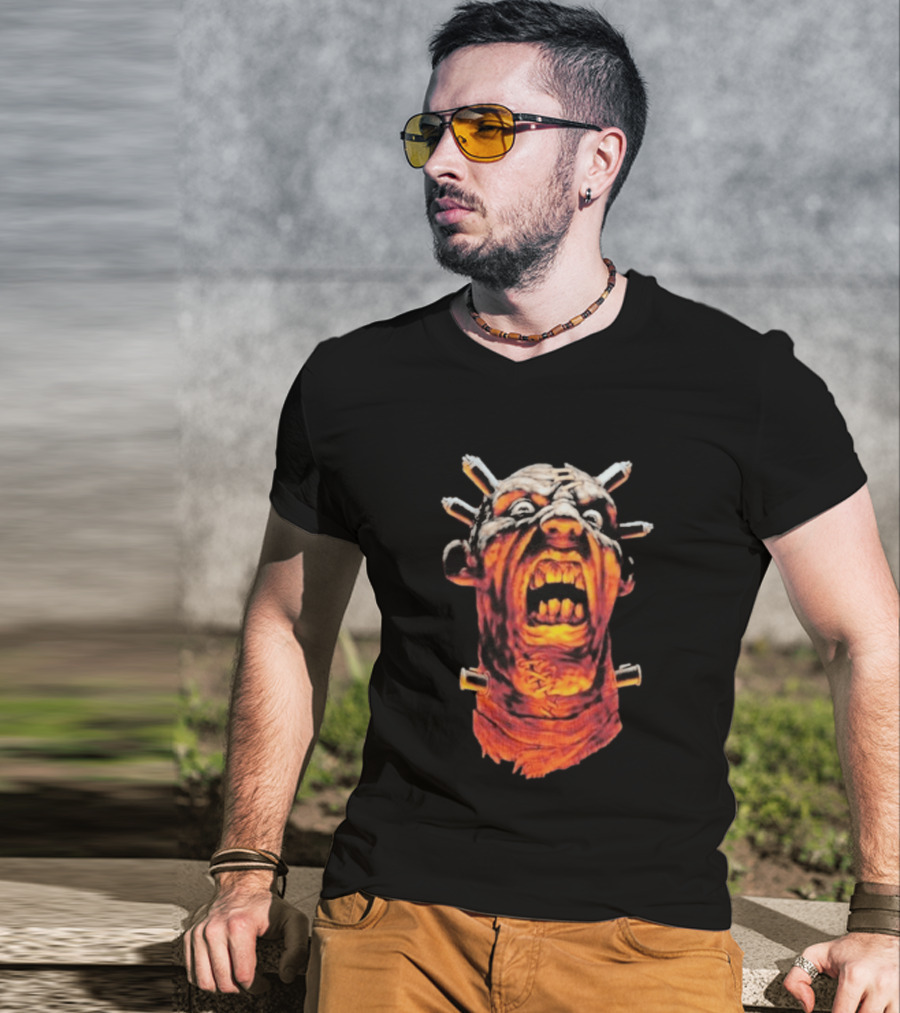 Wyco 1990s Wes Benscoter Frankenstein Horror T-Shirt