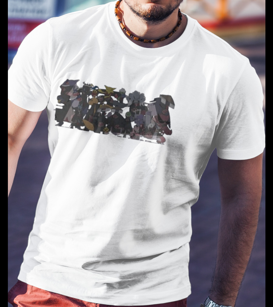 Akatsuki Members Naruto Anime Characters Collection T-Shirt