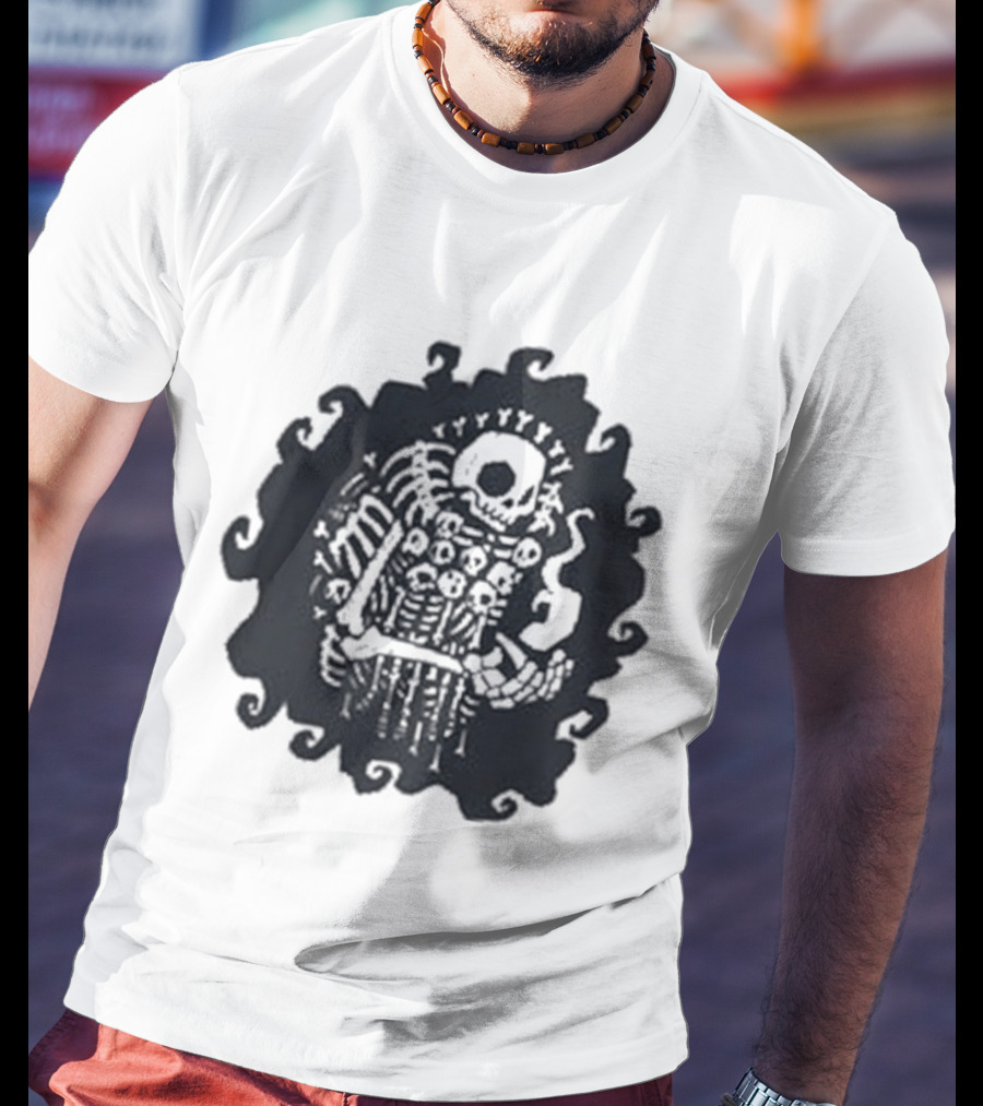 First Of The Dead Celestigail Intricate Skeleton Monster T-Shirt