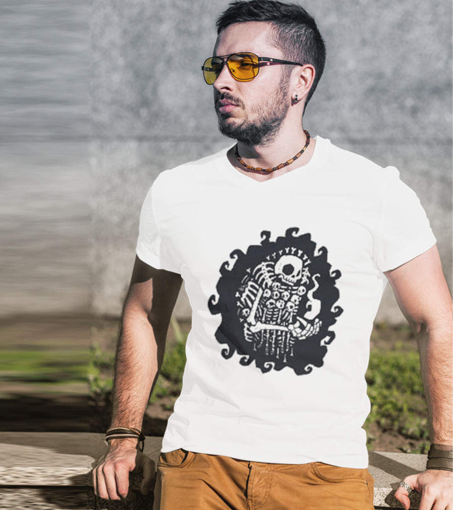 First Of The Dead Celestigail Intricate Skeleton Monster T-Shirt