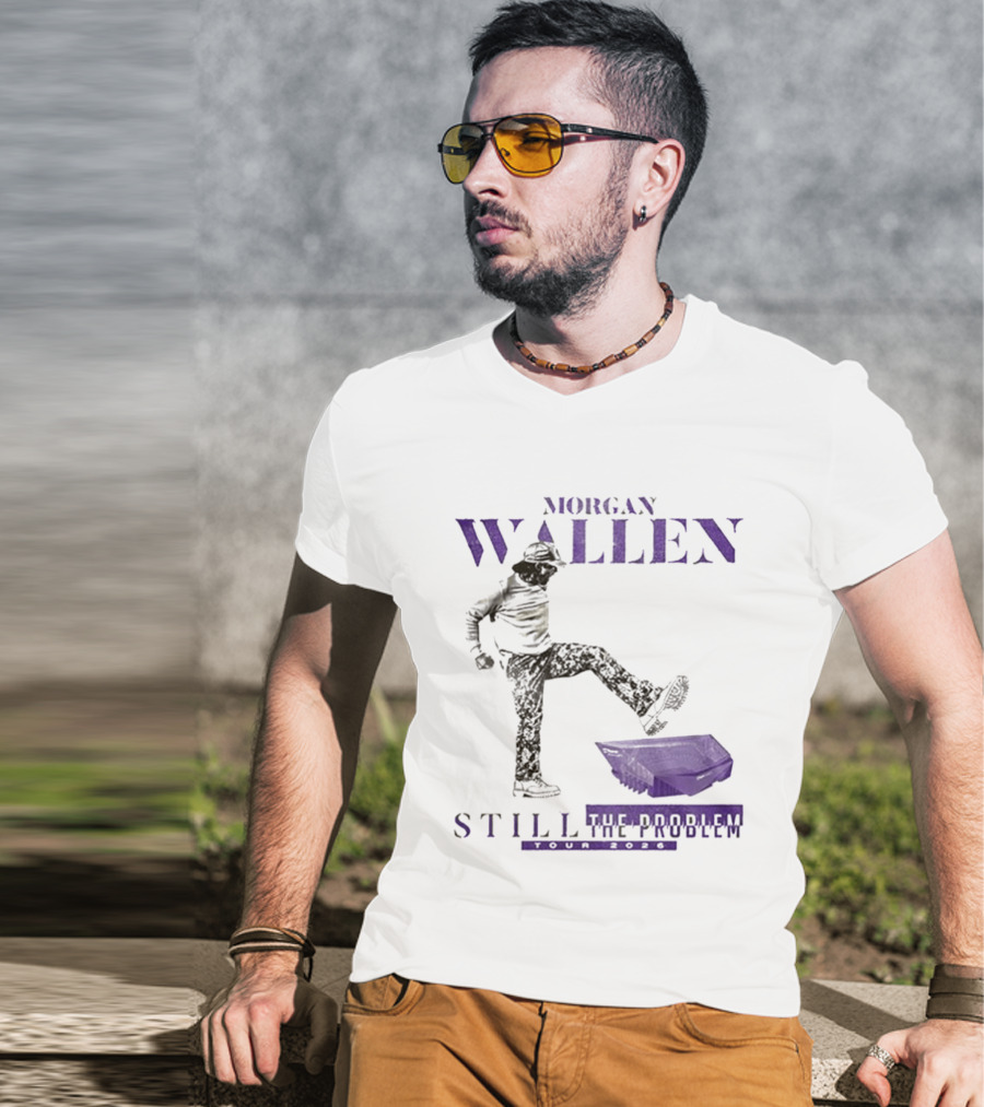 Morgan Wallen Still The Problem Tour 2026 Minnesota Vikings Collaboration T-Shirt