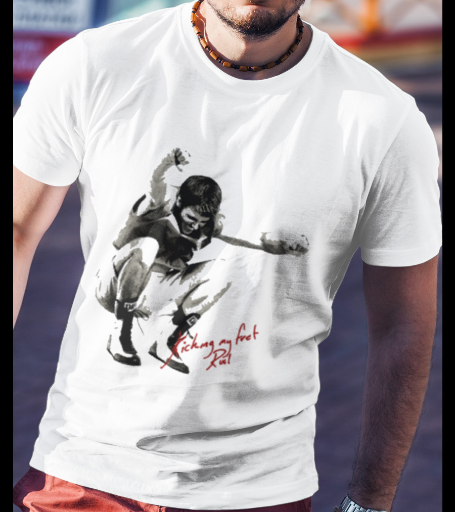 Ruel Kicking My Feet Dynamic Pose T-Shirt