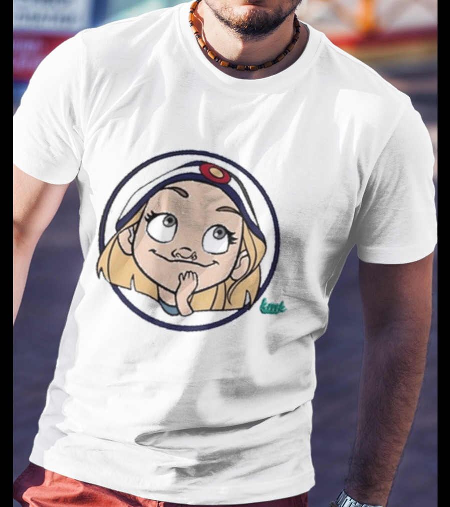 Kallmekris Riley Cartoon Character With Hat T-Shirt