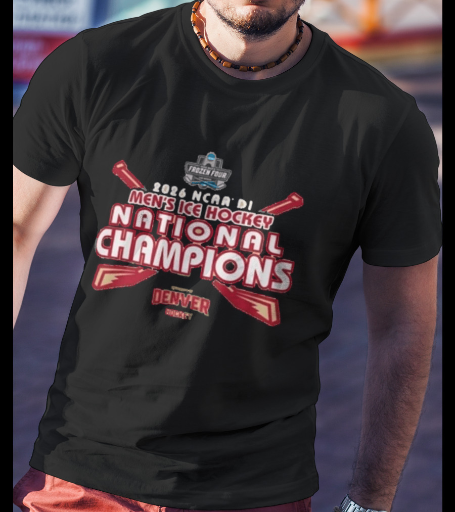 2026 NCAA DI Men's Ice Hockey National Champions Denver Hockey T-Shirt