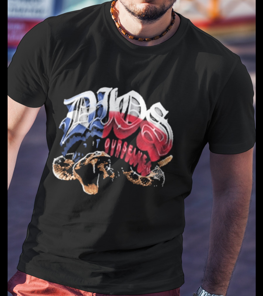 Dios Did It Ourselves Familia Dominican Flag Colors Rugged Hands T-Shirt