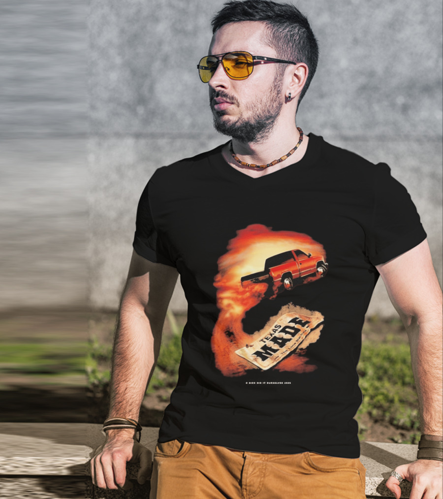 Dios Did It Ourselves Texas Made Truck Puro Texas T-Shirt