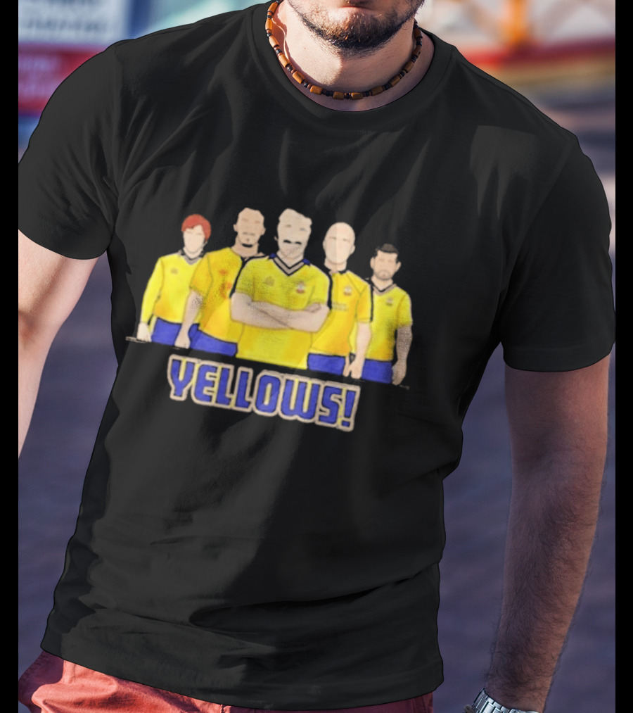 Saintsfc Yellows Soccer Team United In Yellow Jerseys T-Shirt
