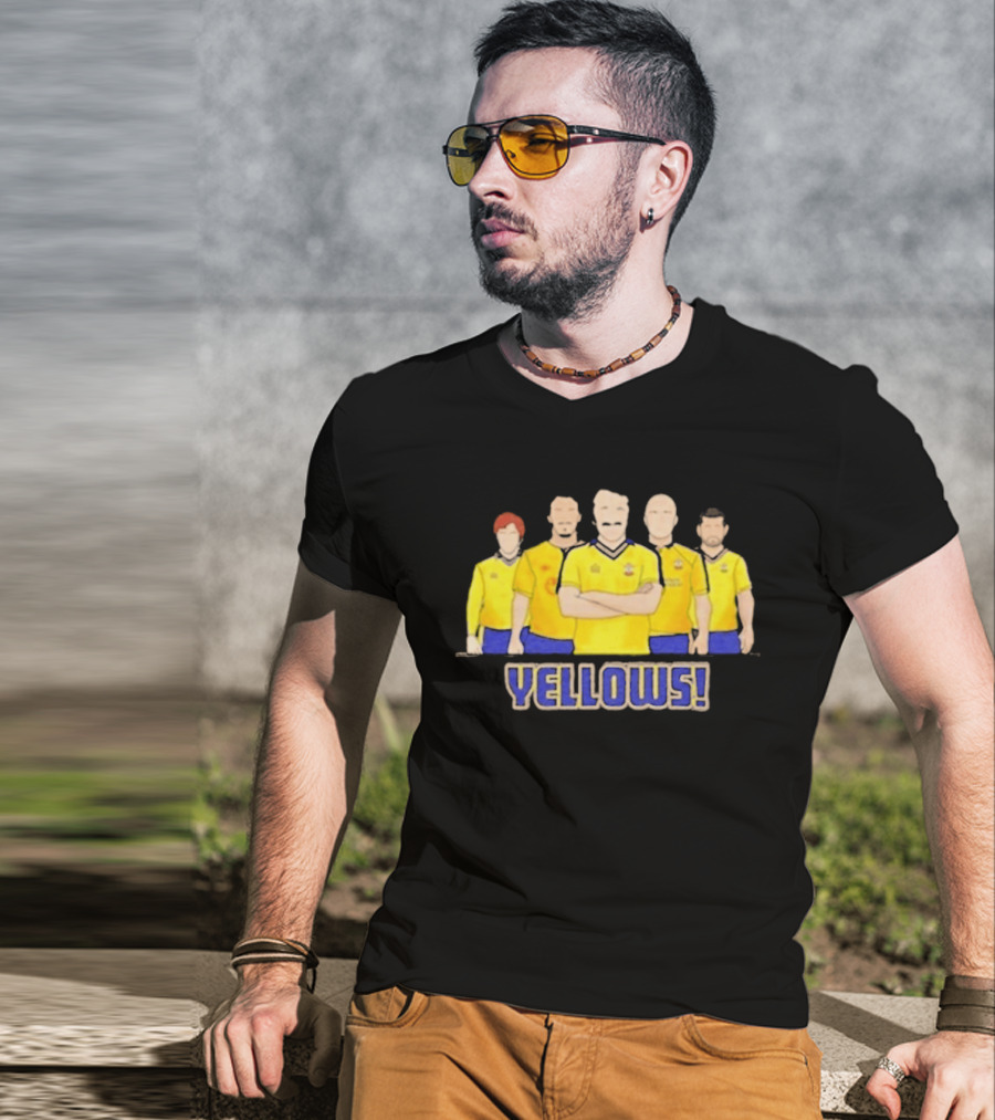 Saintsfc Yellows Soccer Team United In Yellow Jerseys T-Shirt