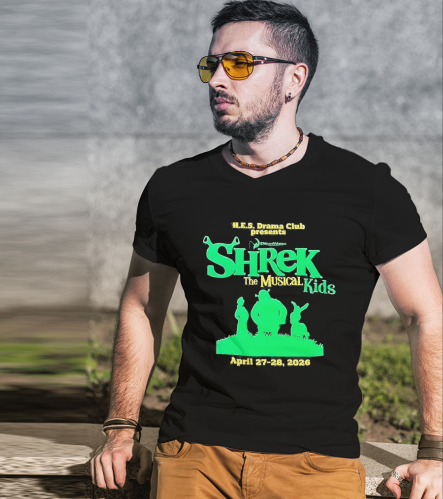 HHS Drama Club Presents Shrek The Musical Kids August 3rd 5th 2023 T-Shirt