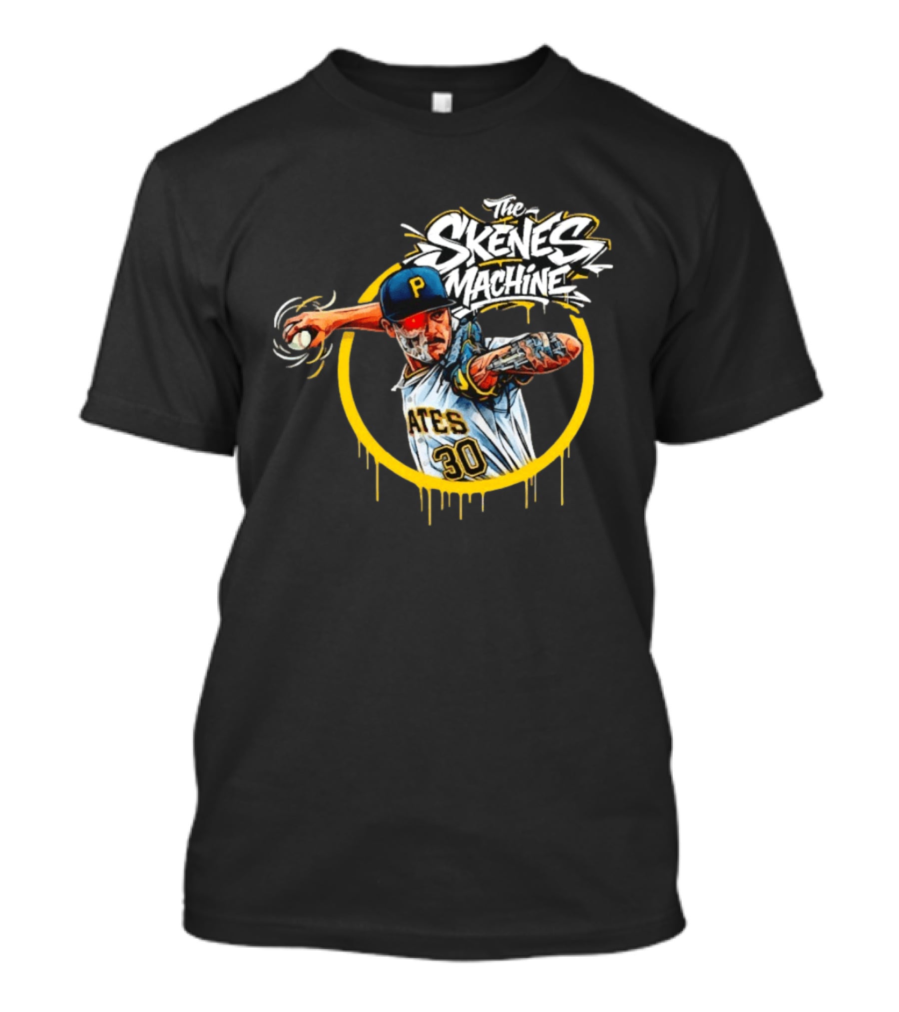 The Skenes Machine Paul Skenes Pittsburgh Pirates Pates 30 T-Shirt