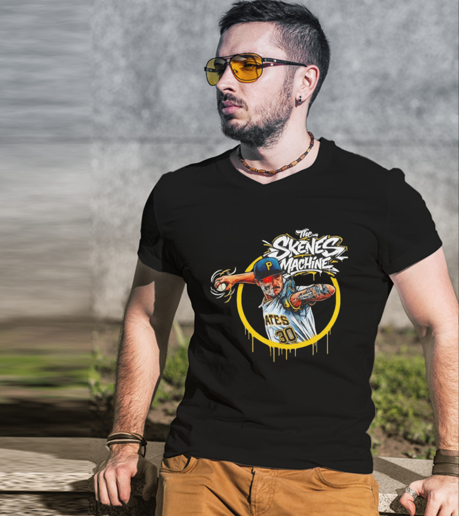 The Skenes Machine Paul Skenes Pittsburgh Pirates Pates 30 T-Shirt