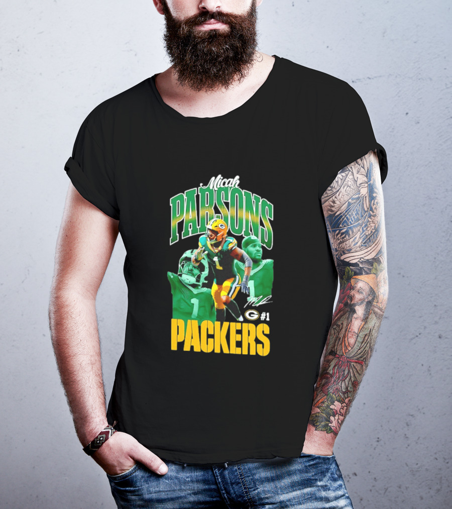 Micah Parsons Green Bay Packers NFL Iconic 2023 #1 T-Shirt