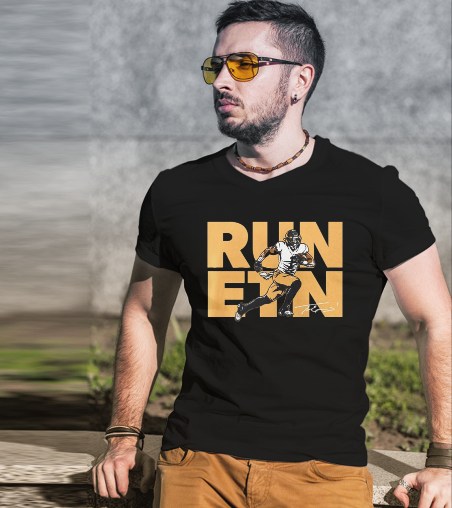 RUN ETN New Orleans Saints Football Sportswear T-Shirt