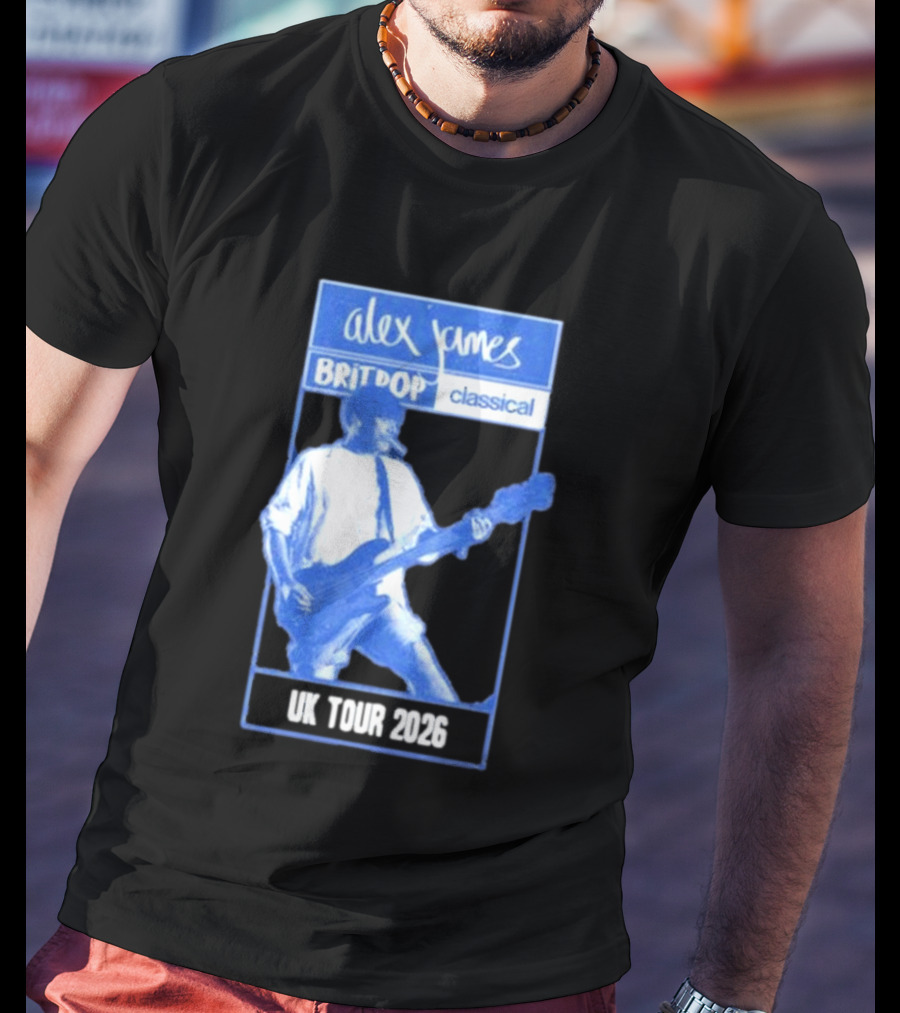 Alex James Britpop Classical UK Tour 2023 T-Shirt