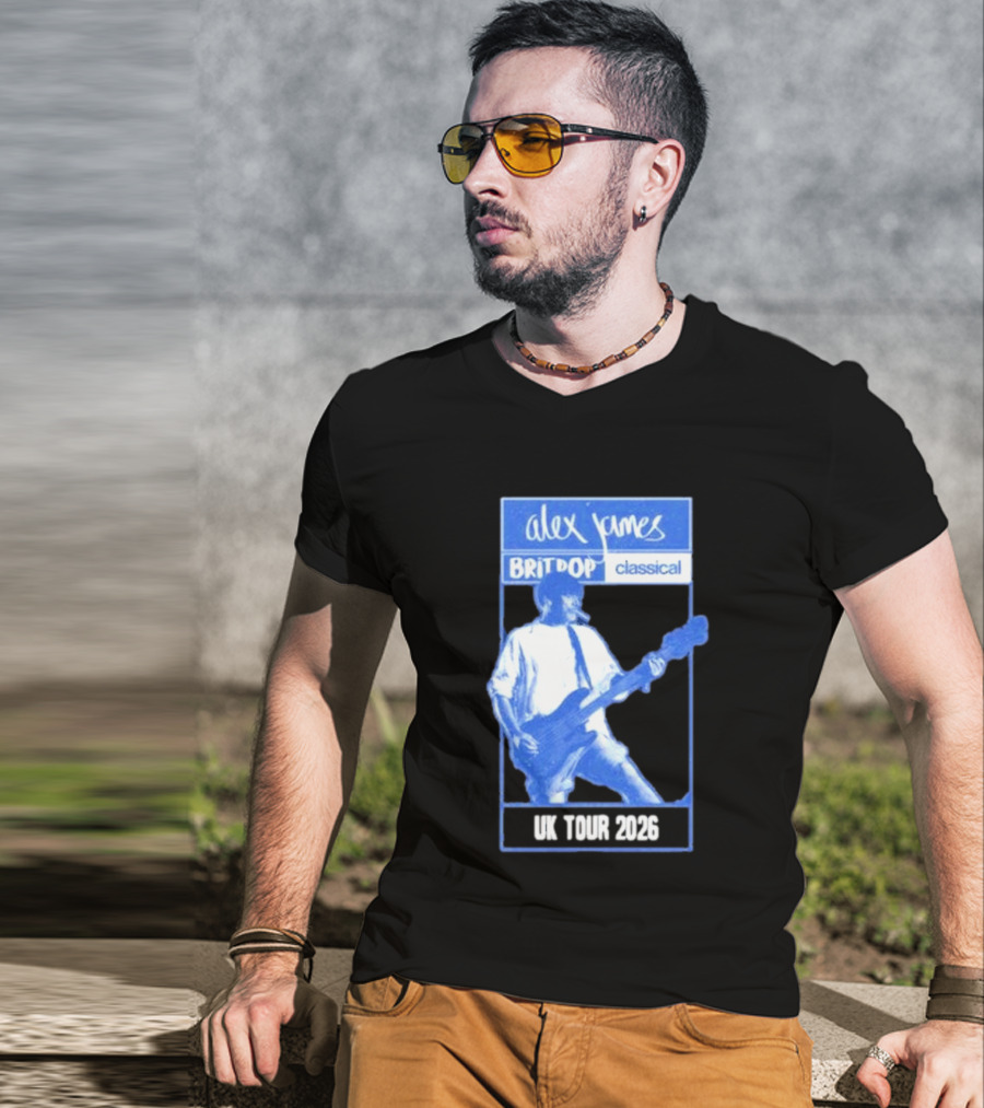 Alex James Britpop Classical UK Tour 2023 T-Shirt