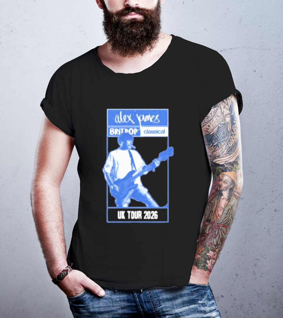 Alex James Britpop Classical UK Tour 2023 T-Shirt