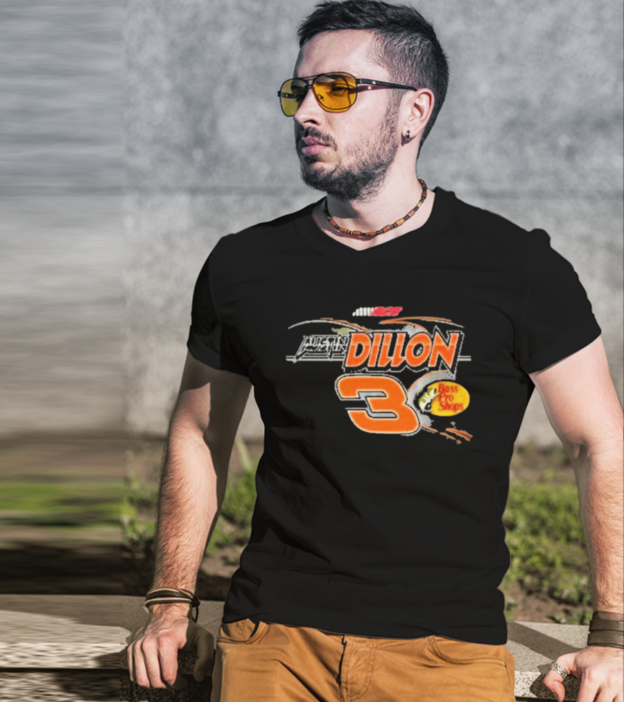 Austin Dillon 3 Bass Pro Shops 2026 Racing T-Shirt