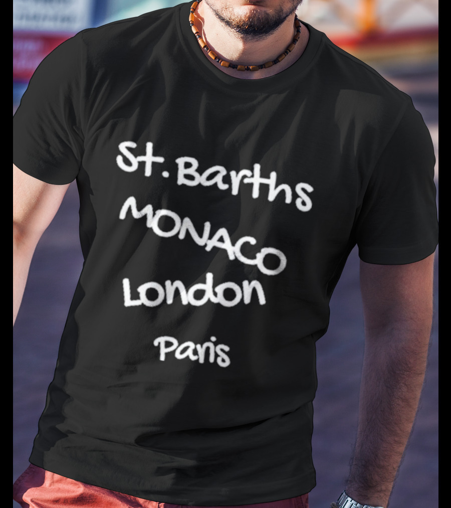 St. Barths Monaco London Paris Fashion Destination Collection T-Shirt