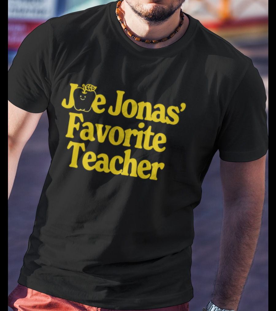 Joe Jonas' Favorite Teacher Bear Sketch T-Shirt