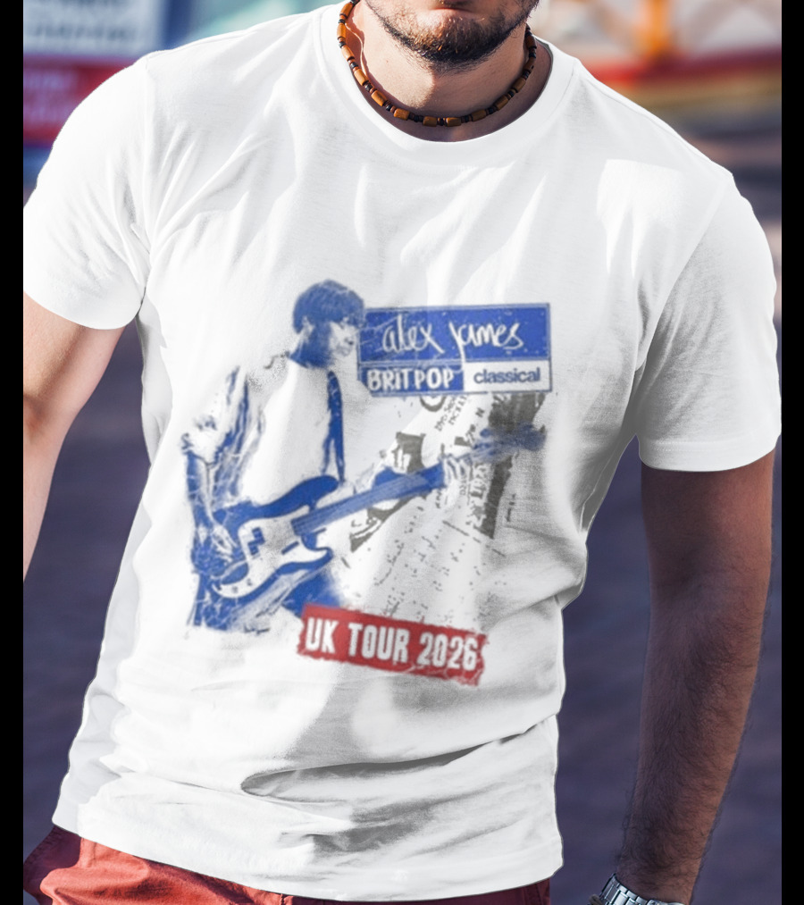 Alex James Britpop Classical UK Tour 2026 T-Shirt