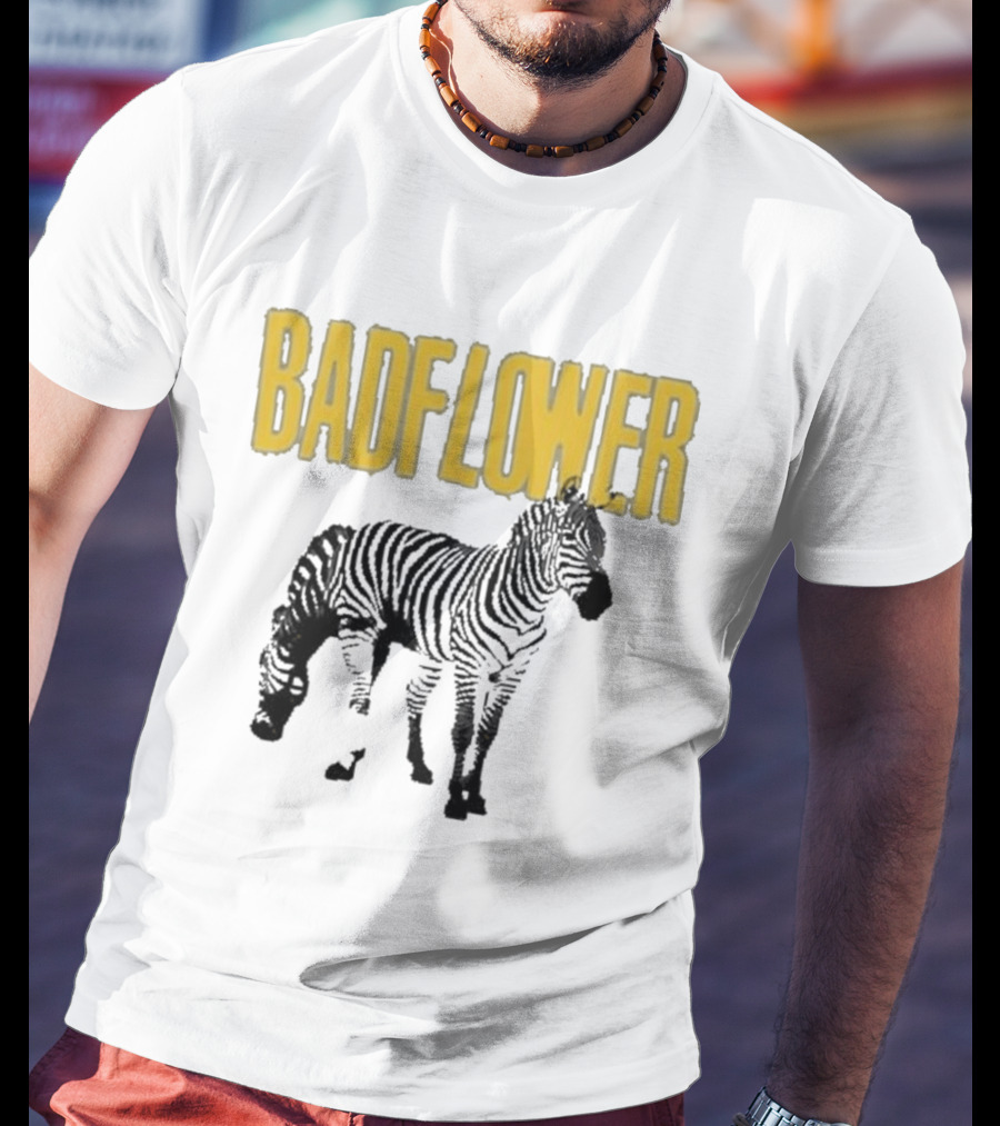 Badflower Zebra T-Shirt