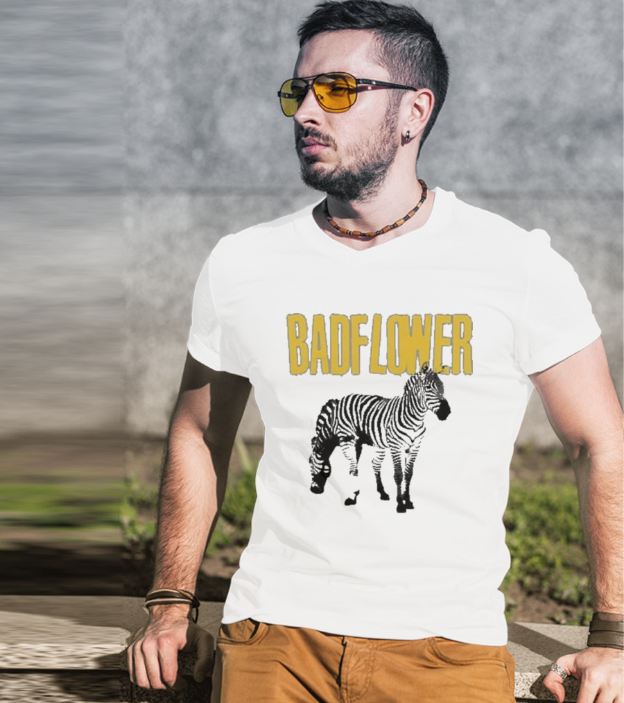 Badflower Zebra T-Shirt