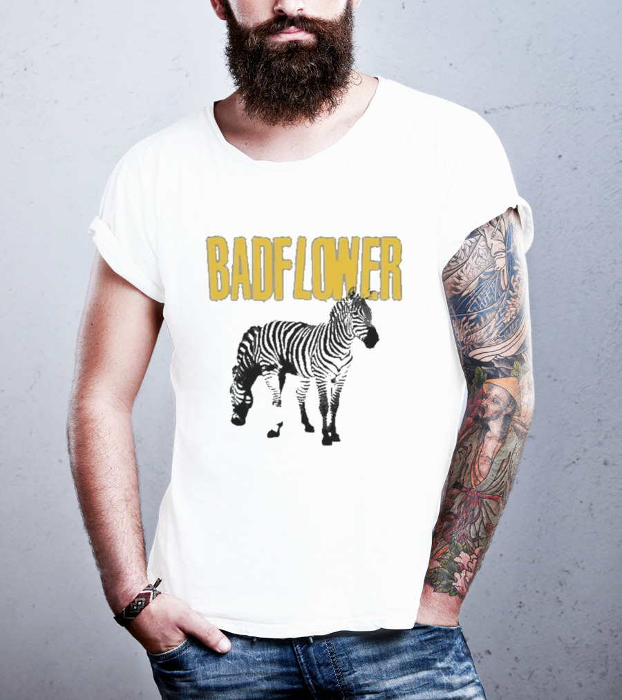 Badflower Zebra T-Shirt