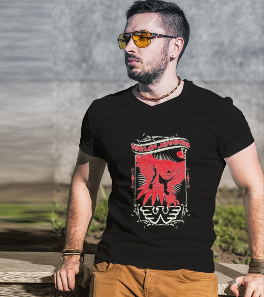 Waylon Jennings Flying W Eagle T-Shirt