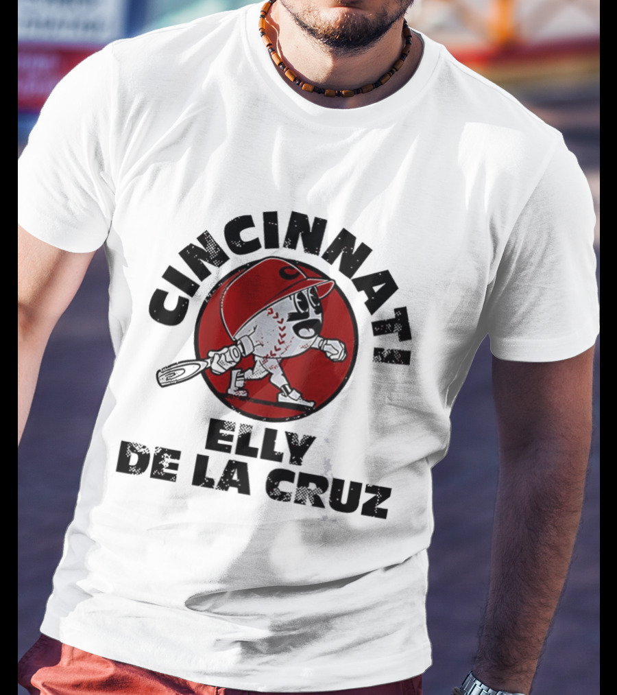 Cincinnati Reds Elly De La Cruz Baseball T-Shirt