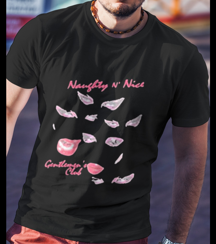 Naughty N' Nice Eyes Gentlemen's Club T-Shirt