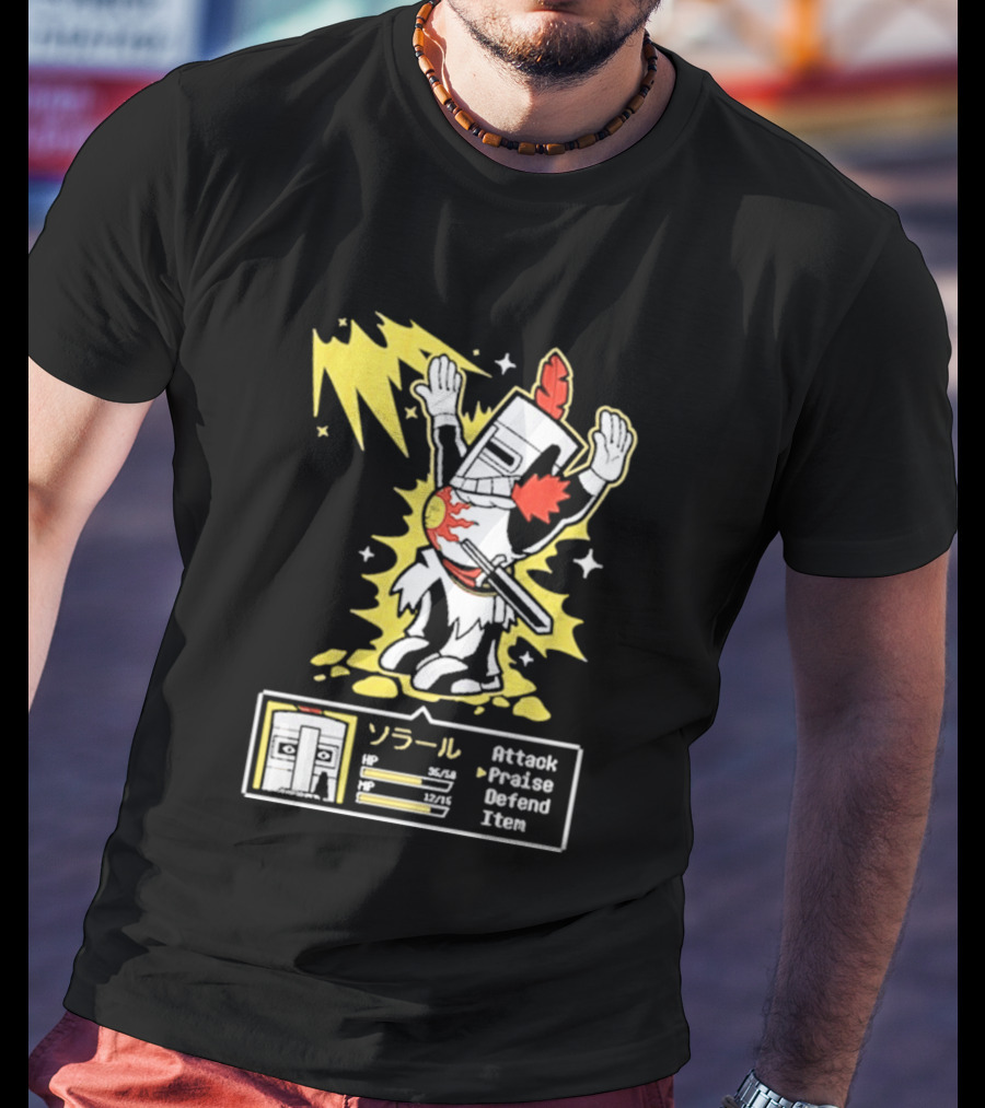 Solar Man Goblin Tengu Attack Praise Defend Item T-Shirt