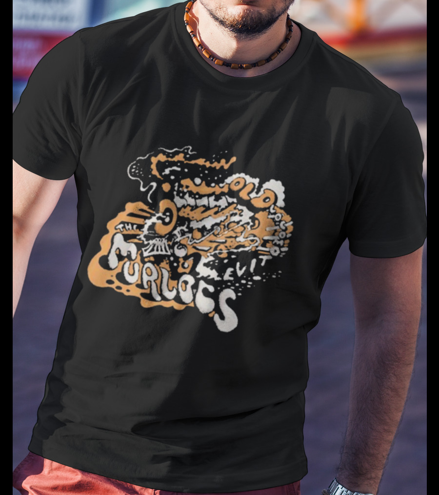 The Murlocs Old Locomotive Psychedelic Lettering T-Shirt