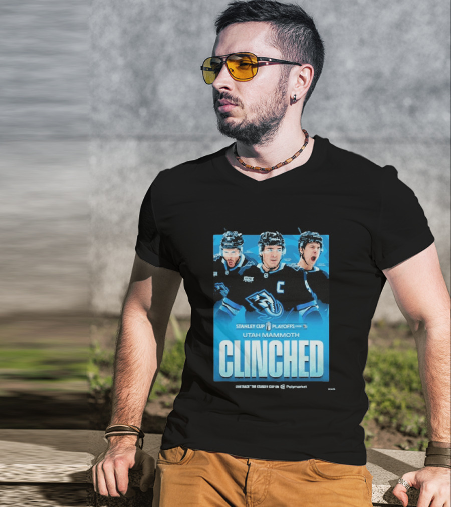 Utah Mammoth Clinched Stanley Cup Playoffs 2026 T-Shirt