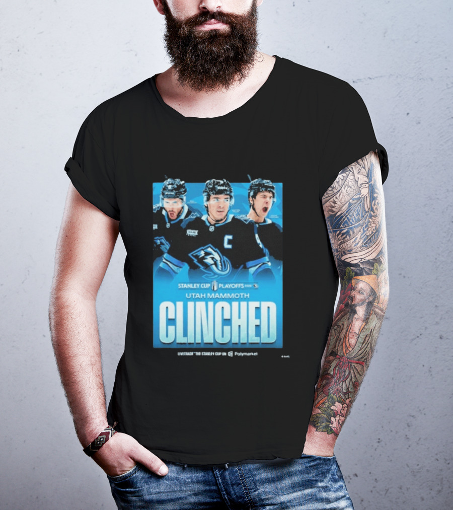 Utah Mammoth Clinched Stanley Cup Playoffs 2026 T-Shirt