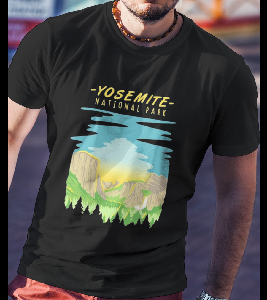 Yosemite National Park Scenic Nature Vista T-Shirt