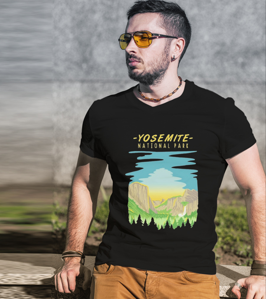 Yosemite National Park Scenic Nature Vista T-Shirt
