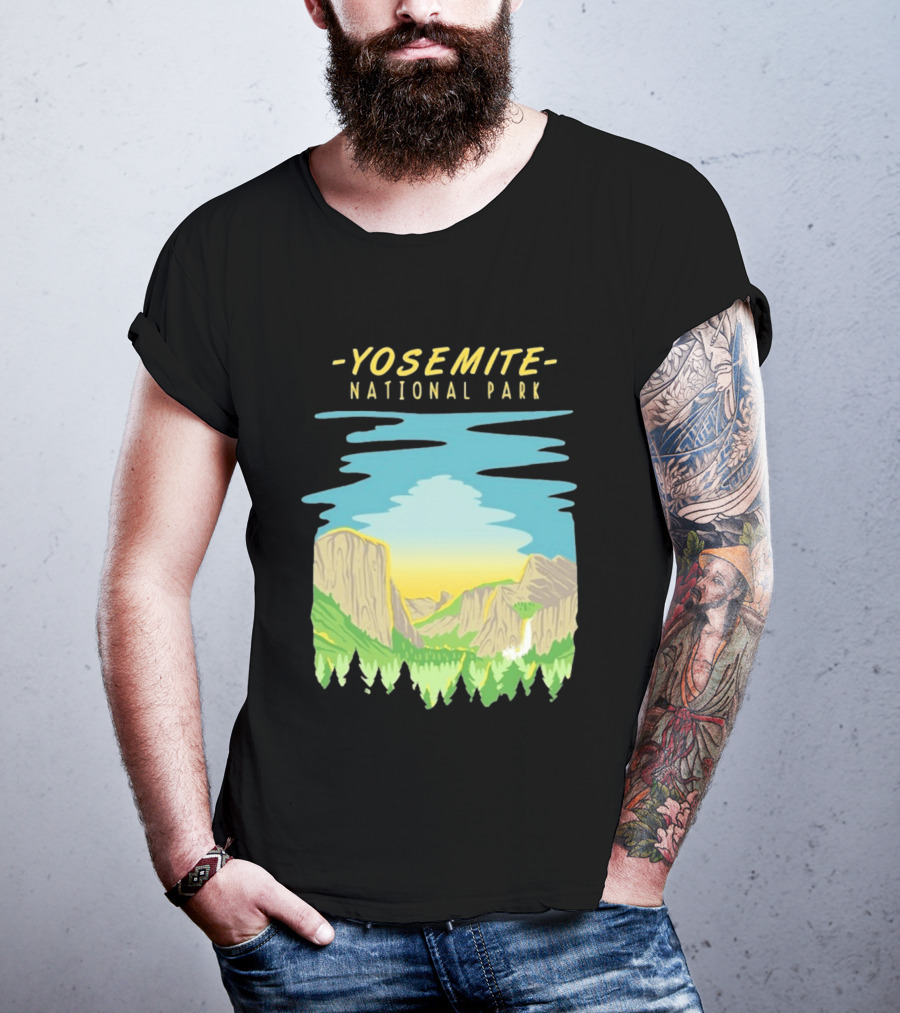 Yosemite National Park Scenic Nature Vista T-Shirt