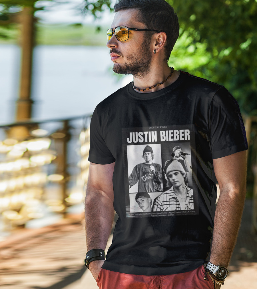 Justin Bieber Drew House Wursweile Greatest Hits Love Yourself Yummy Hold On T-Shirt