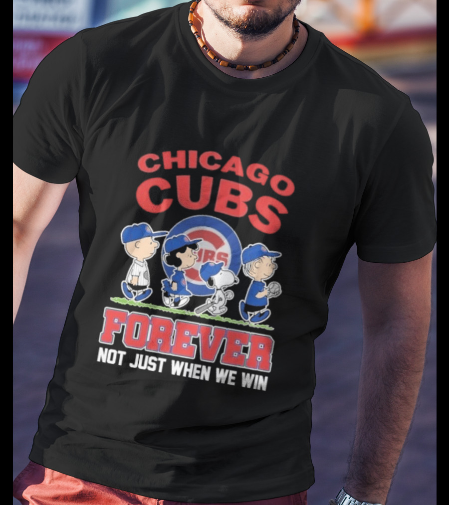 2026 Chicago Cubs Peanuts Abbey Road Forever Not Just When We Win T-Shirt