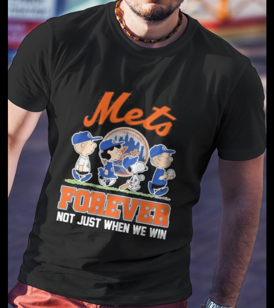 2026 Mets Peanuts Abbey Road Forever Not Just When We Win T-Shirt