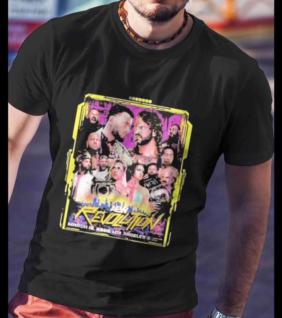 AEW Revolution March 18 2026 Los Angeles Wrestling Event T-Shirt