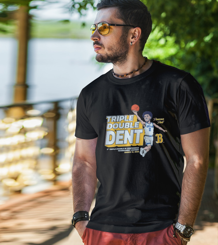 Triple Double Dent Donovan Dent UCLA Bruins March 19 2023 T-Shirt