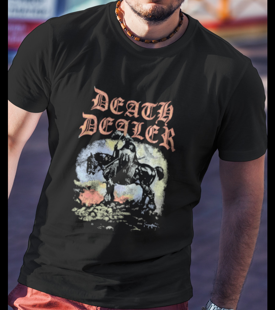 Frazetta Death Dealer Warrior Horseman T-Shirt