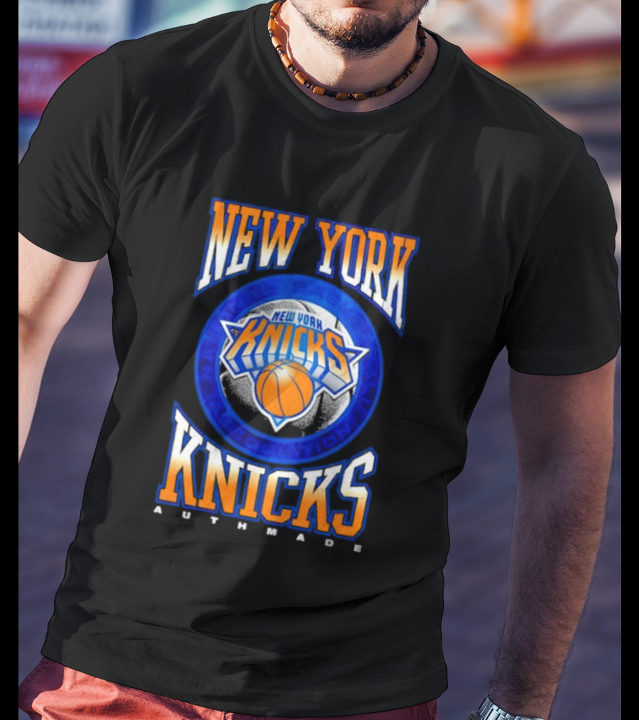 New York Knicks Authmade Basketball New York Knicks T-Shirt