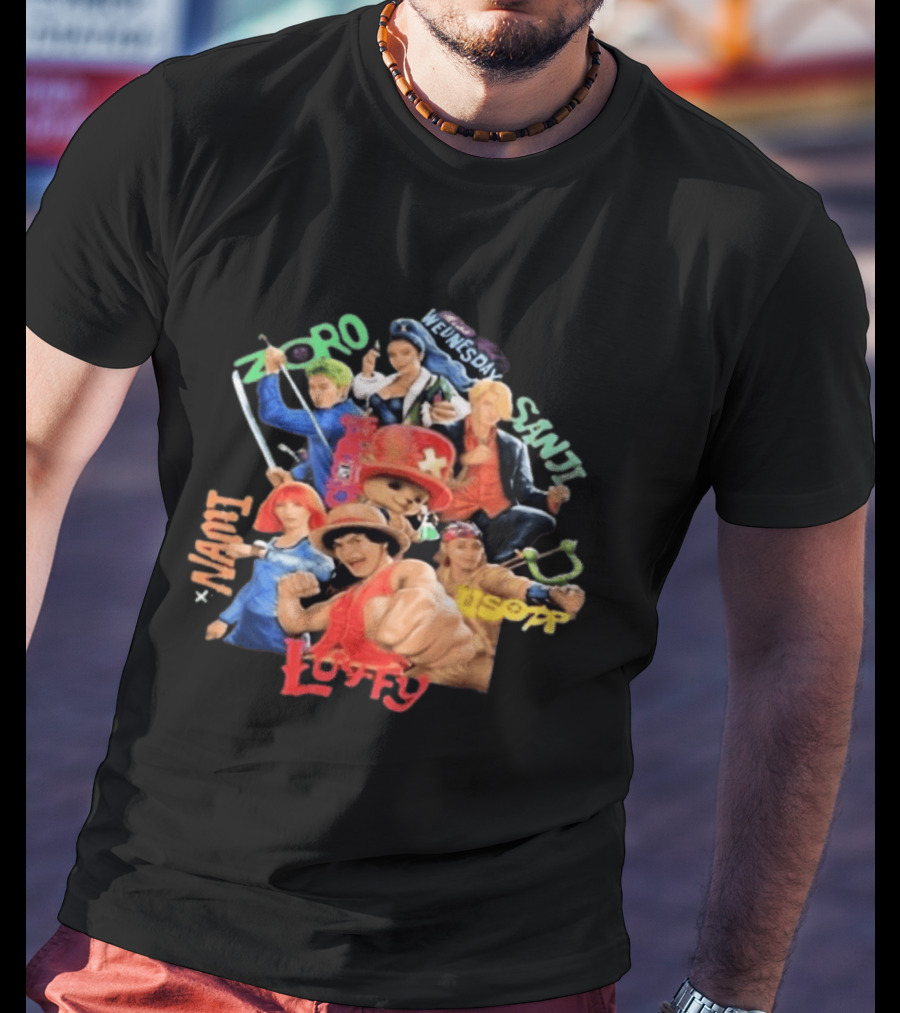 One Piece Live Action Luffy Zoro Sanji Nami Usopp Robin 2026 T-Shirt