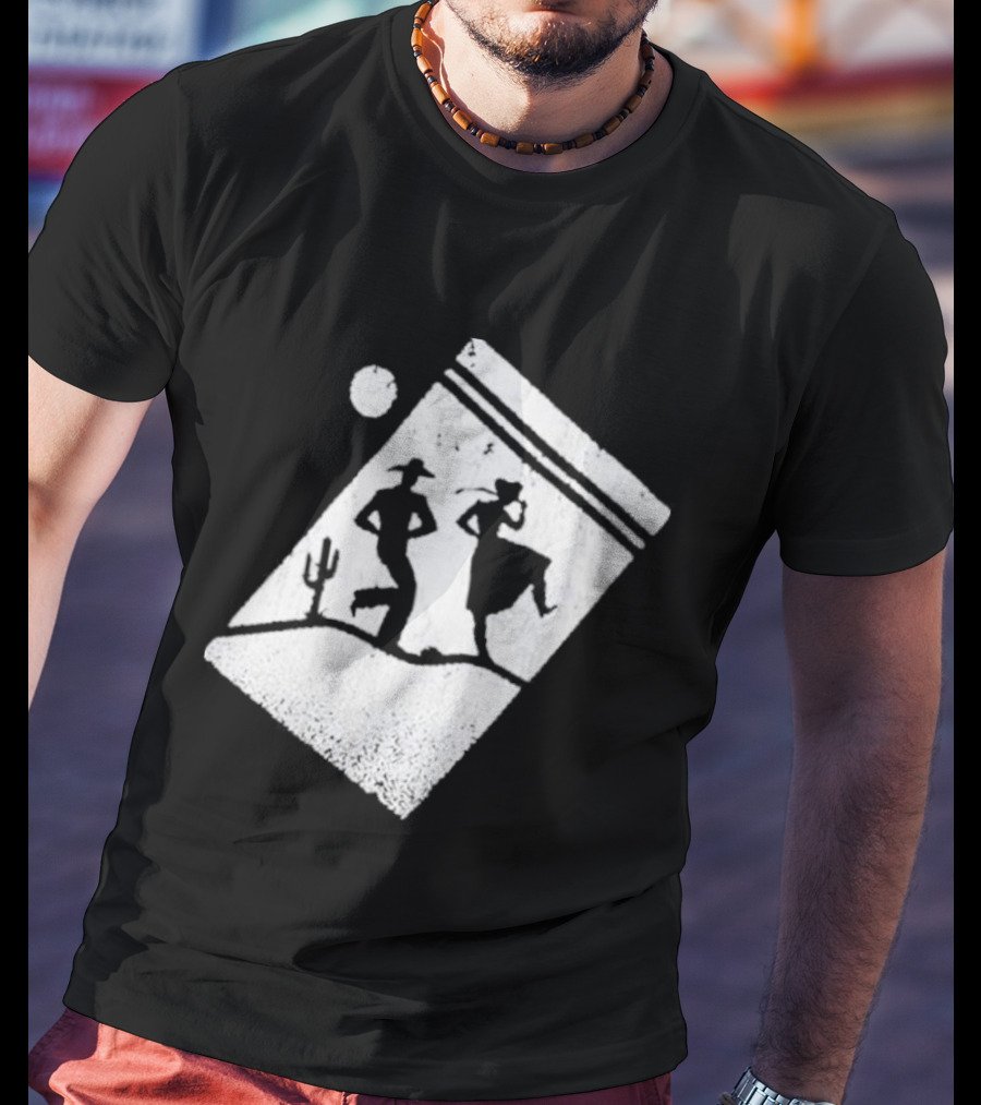 Paul Cauthen Cocaine Country Dancing Silhouette Cowboys Western T-Shirt