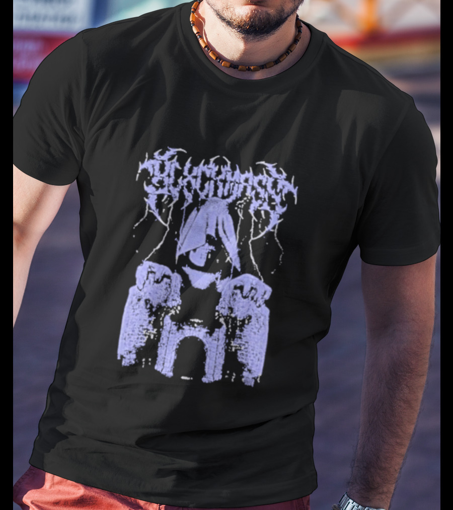Blxckmass Necromancer Oversized Gothic Spellbinding Aesthetic T-Shirt