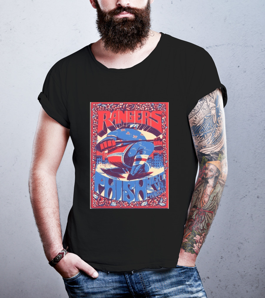 Rangers Phish Night Live At Madison Square Garden March 27 2026 T-Shirt